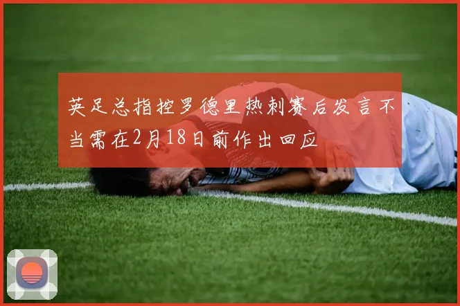 英足总指控罗德里热刺赛后发言不当需在2月18日前作出回应